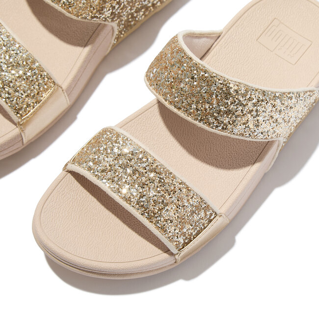 FitFlop Lulu Multi-Tonal Glitter Slides