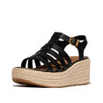 Platfforms Espadr. Leather Fisherman Wedge Sandals