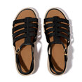 Platfforms Espadr. Leather Fisherman Wedge Sandals
