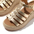 Platfforms Espadr. Leather Fisherman Wedge Sandals