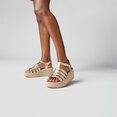 Platfforms Espadr. Leather Fisherman Wedge Sandals