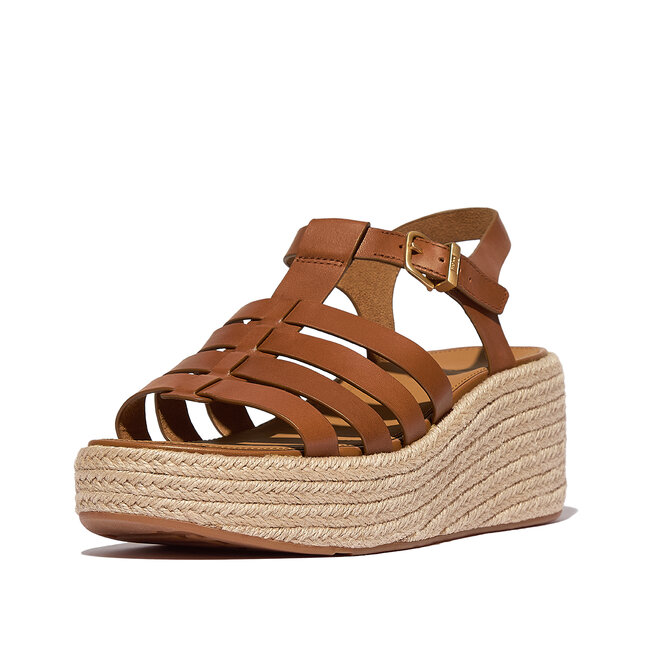 Platfforms Espadr. Leather Fisherman Wedge Sandals