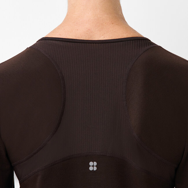 Breathe Easy-top met lange mouwen