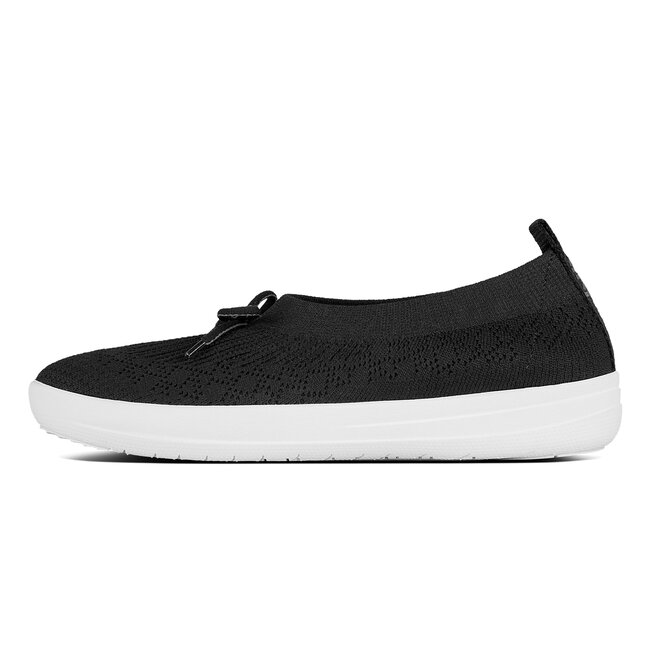 Uberknit Slip-On Ballerinas voor Vrouwen  - Zwart