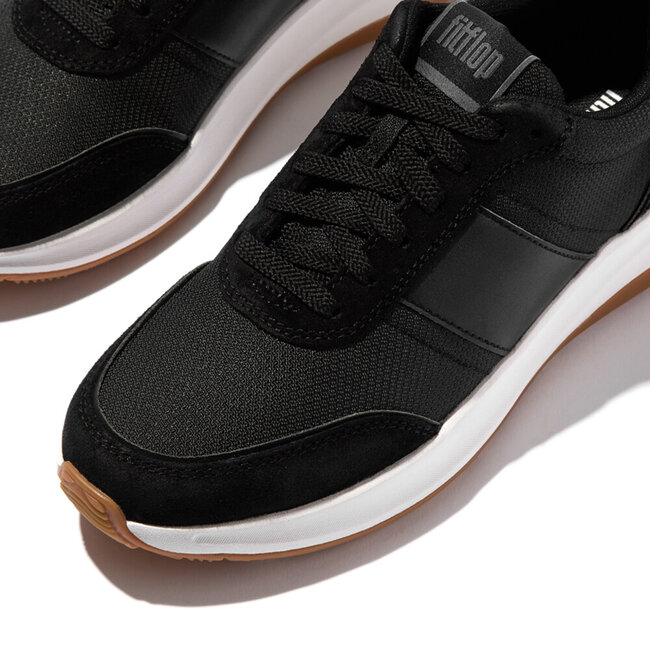 FitFlop F-Mode Flow Suede-Mix Flatform Sneakers