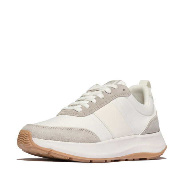 FitFlop F-Mode Flow Suede-Mix Flatform Sneakers