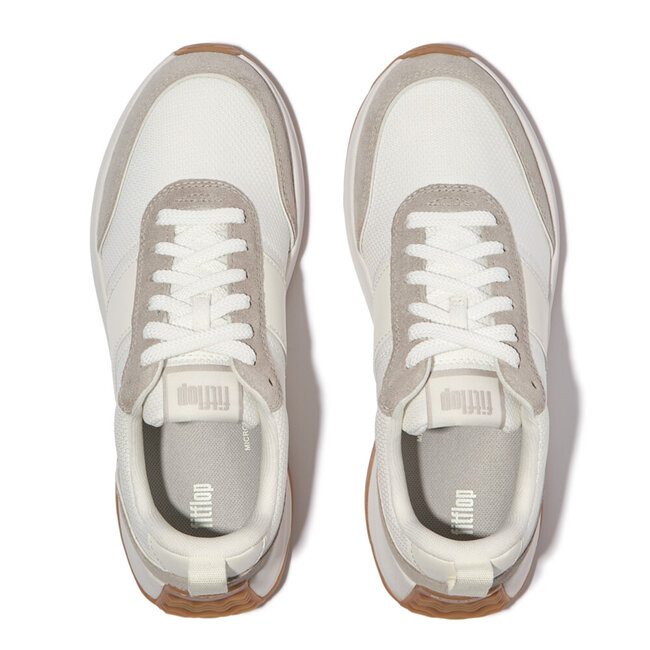 FitFlop F-Mode Flow Suede-Mix Flatform Sneakers