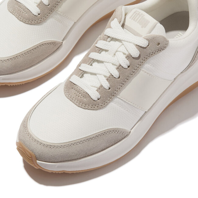 FitFlop F-Mode Flow Suede-Mix Flatform Sneakers