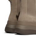 F-Mode Stack Suede Chelsea Boots