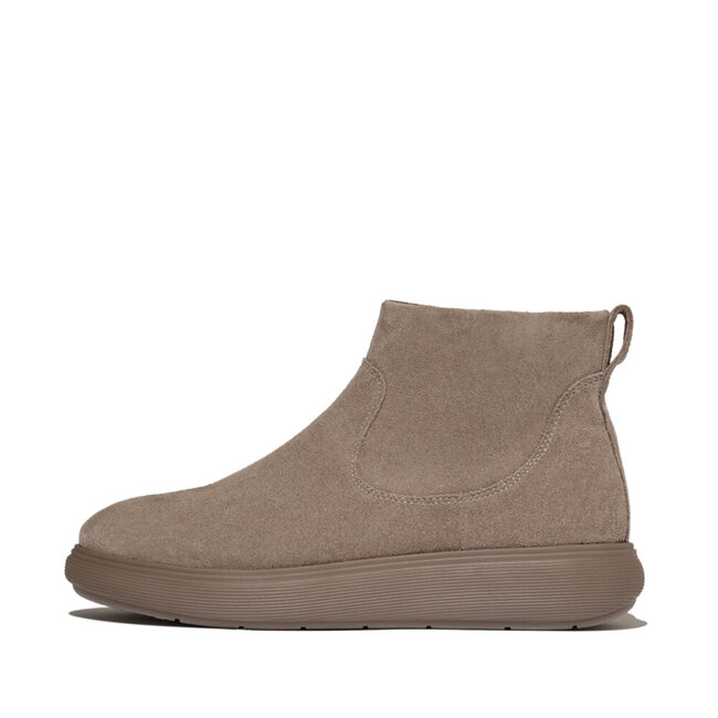 IQ-Comff Suede Zip Ankle Boots