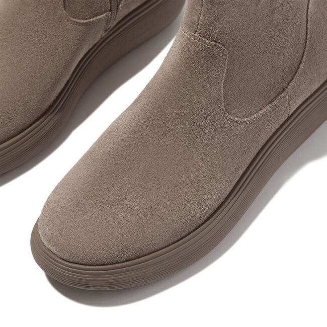 IQ-Comff Suede Zip Ankle Boots