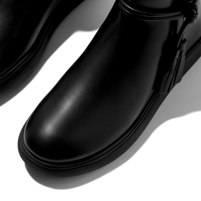 IQ-Comff Tassel Leather Short Boots