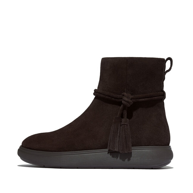 FitFlop IQ-Comff Tassel Suede Short Boots