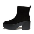 Platfforms Suede Heeled Ankle Boots