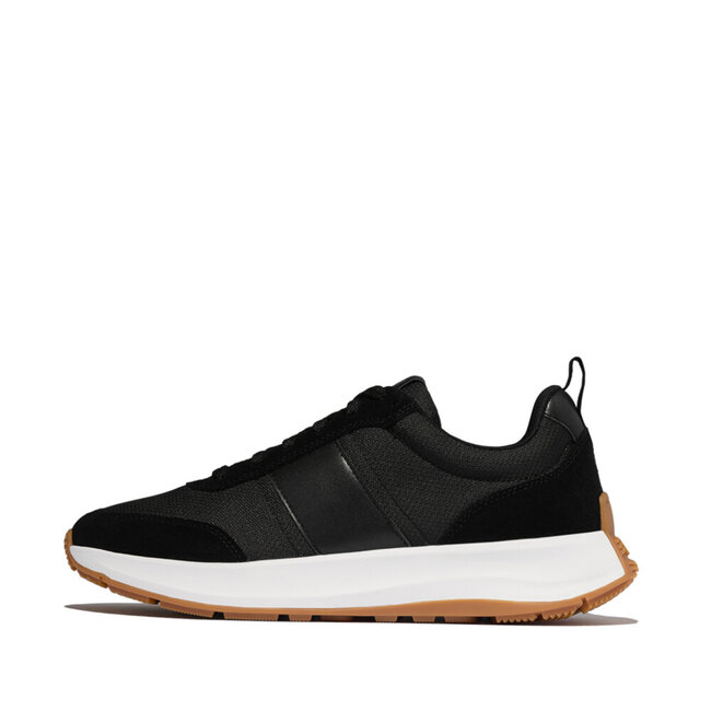 F-Mode Flow Mens Suede-Mix Sneakers