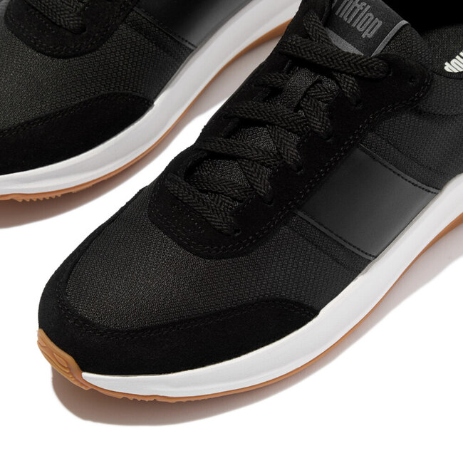 F-Mode Flow Mens Suede-Mix Sneakers