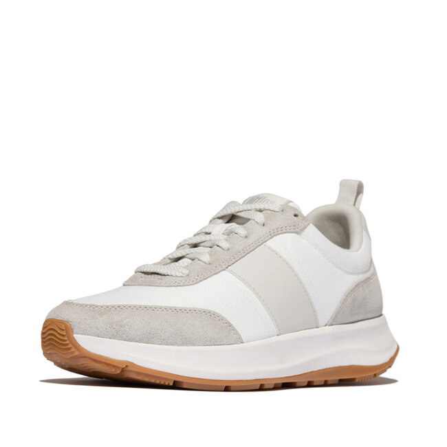 F-Mode Flow Mens Suede-Mix Sneakers
