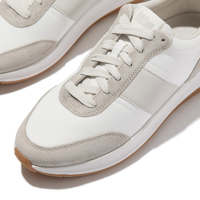 F-Mode Flow Mens Suede-Mix Sneakers