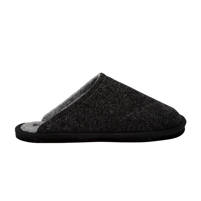 Lowenweiss Hygge Bicolor Pantoffels - Handgemaakte Wolvilt Sloffen - Grijs