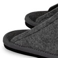 Lowenweiss Hygge Bicolor Pantoffels - Handgemaakte Wolvilt Sloffen -  Grijs