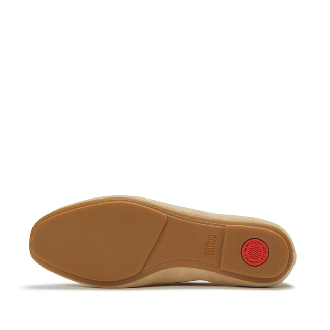 Delicato Bow Suede Ballet Flats