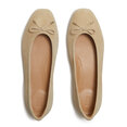 Delicato Bow Suede Ballet Flats