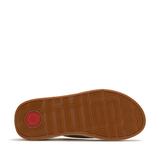 FitFlop F-Mode Espadrille Shimmersuede Cross Slides