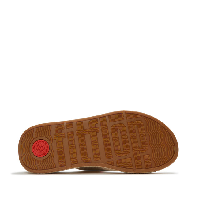 FitFlop F-Mode Espadrille Shimmersuede Toe-Post Sandals