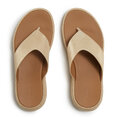 FitFlop F-Mode Espadrille Shimmersuede Toe-Post Sandals