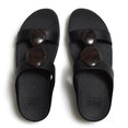 FitFlop Fino Marbled-Stone H-Bar Slides