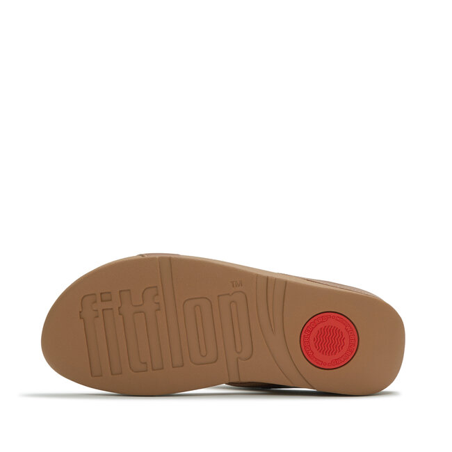 FitFlop Fino Marbled-Stone H-Bar Slides