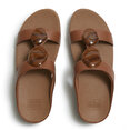 FitFlop Fino Marbled-Stone H-Bar Slides