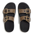 Gen-FF Buckle Graphic-Weave Two-Bar Slides