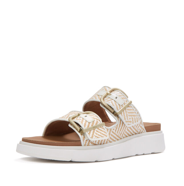 Gen-FF Buckle Graphic-Weave Two-Bar Slides
