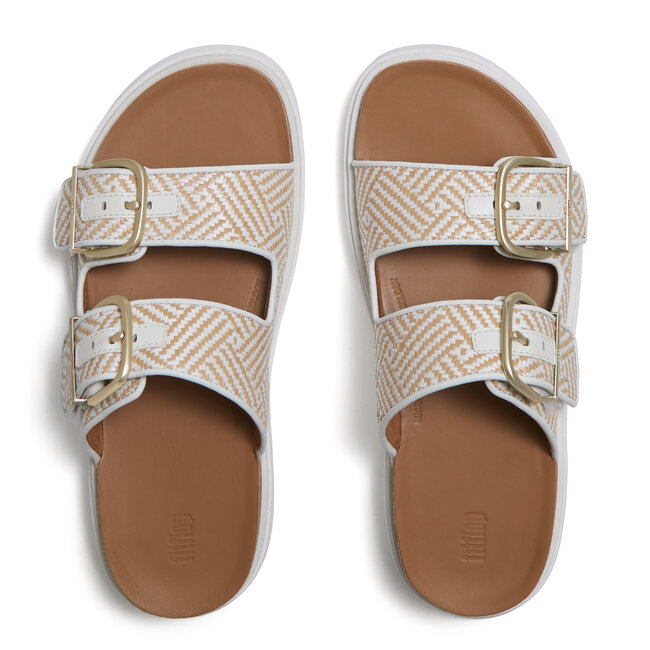 Gen-FF Buckle Graphic-Weave Two-Bar Slides
