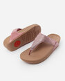 FitFlop Lulu Crystal-Mix Metallic Toe-Post Sandals