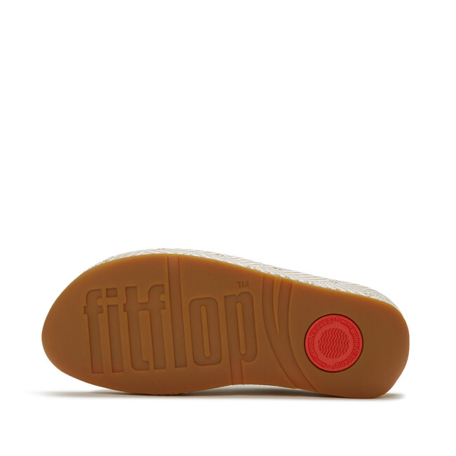 Lulu Lux Graphic-Weave Leather Cross Slides