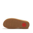 Lulu Lux Graphic-Weave Leather Cross Slides