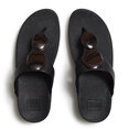 FitFlop Lulu Marbled-Stone Toe-Post Sandals