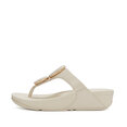 FitFlop Lulu Marbled-Stone Toe-Post Sandals