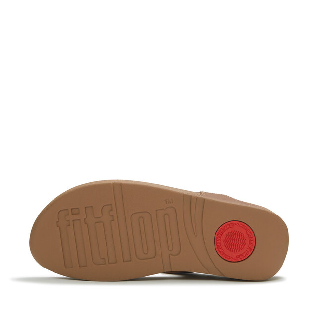 FitFlop Lulu Marbled-Stone Toe-Post Sandals