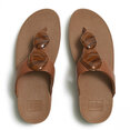 FitFlop Lulu Marbled-Stone Toe-Post Sandals