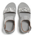 Lulu Ultra-Jewel Metallic Back-Strap Sandals