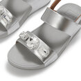 Lulu Ultra-Jewel Metallic Back-Strap Sandals