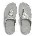 Lulu Ultra-Jewel Metallic Toe-Post Sandals
