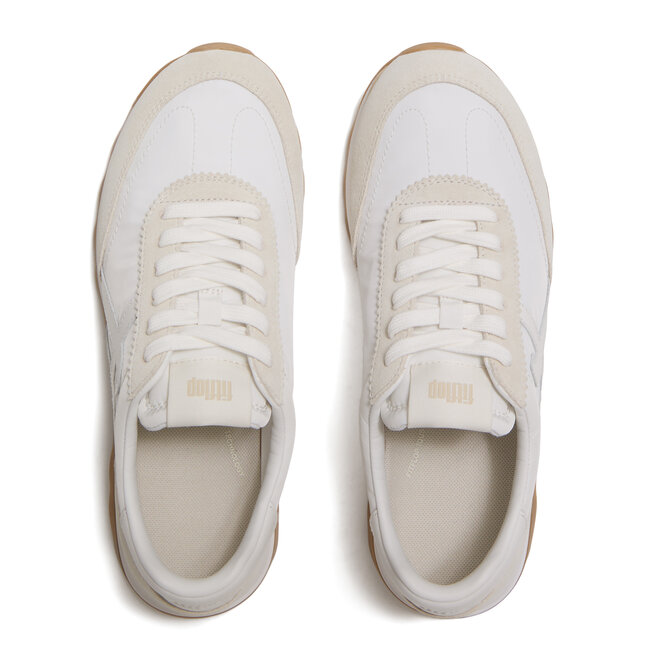 FitFlop Retro-Q FF Fabric/Suede Sneakers