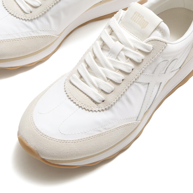 FitFlop Retro-Q FF Fabric/Suede Sneakers