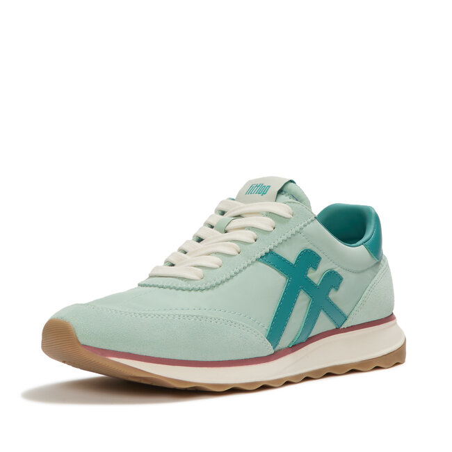 FitFlop Retro-Q FF Fabric/Suede Sneakers