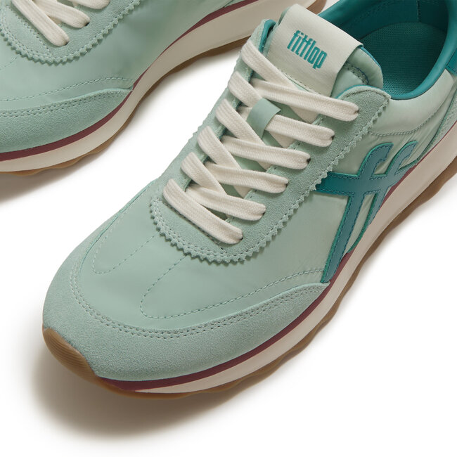 FitFlop Retro-Q FF Fabric/Suede Sneakers
