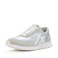 FitFlop Retro-Q FF Metallic-Fabric/Suede Sneakers